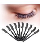 10pcs Plastic Eyelashes Comb Separator Tool | Portable Beauty Makeup Brush - Buy Online on GoSupps.com