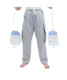 Buy Catheter Pants for Men & Women | Dual Zippered Urine Leg Bag Holder | 2000 ml Foley Catheter Bags | Nephrostomy & Cystostomy - Grey XX-Large - Buy Online on GoSupps.com
