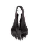 MapofBeauty 40" 100cm Fashion Straight Long Costume Anime Wig (Black) - Buy Online on GoSupps.com