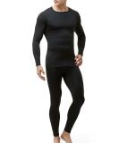 TSLA Mens Thermal Underwear Set Microfiber Soft Fleece Lined Long Johns Winter Warm Base Layer Top  Bottom Soft Micro Fleece Black Medium - Buy Online on GoSupps.com
