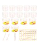 Sgehai 16-Piece Transparent 15ml Jars with Lids - Perfect for Lip Balm Creams & More - Empty Storage Solutions for Your DIY Projects - Buy Online on GoSupps.com