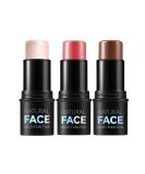 Professional Highlight Bronze & Blush Contour Stick - Waterproof Makeup Easy to Use 90g (Medium) | International Shipping - Buy Online on GoSupps.com