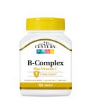 21st Century Healthcare B Complex Plus Vitamin C Tablets 100 Count - Buy Online on GoSupps.com
