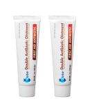 Globe First Aid Antibiotic Ointment (1oz) 2-Pack - Bacitracin Zinc & Polymyxin B Sulfate Double Antibiotic Ointment for Wound Care and Infection Protection - Neomycin-Free - Buy Online on GoSupps.com