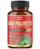 Premium Saw Palmetto Capsules - Equivalent To 5300mg Combined With Ashwagandha, Turmeric, Tribulus, Maca, Green Tea, Ginger, Holy Basil & More - Natural Prostate Support - 90 Caps 3-Month Supply - Buy Online on GoSupps.com