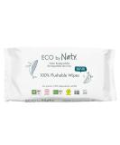 Eco by Naty Flushing Baby Wet Wipes - 100% Compostable Chemical-Free & Hypoallergenic | Safe for Sensitive Skin | 12 Pack (672 Wipes) - Buy Online on GoSupps.com
