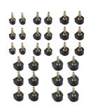 UTALIND 15 Pairs High Heel Tips Replacement Caps & Tool - 3mm Nail Diameter, U-Shape Dowels, 5 Sizes (8/9/10/11/12mm), Black - Buy Online on GoSupps.com