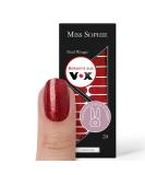 Original Miss Sophie Vampires Kiss Nail Foils | 24 Ultra-Thin Glitter Polish Strips for Finger & Toenails | Perfect for Natural Acrylic Gel & Shellac Nails - Buy Online on GoSupps.com