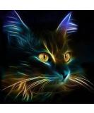 MXJSUA DIY 5D Diamond Painting Black Cat Kit for Adults - Full Drill Round Diamond Art Craft 12x12 Inch - Buy Online on GoSupps.com