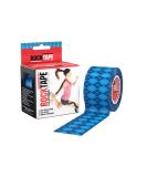 Kinesiology Tape for Athletes | Water Resistant | Reduce Pain & Injury | 5cm x 5m | Uncut | Argyle Blue - Buy Online on GoSupps.com