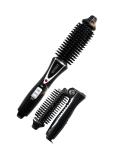 Mini Collapsible Hair Curler - Tangle-Free Dual Voltage Travel-Friendly Hot Brush Styling Wand (Black) - Buy Online on GoSupps.com