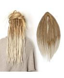 Buy 10 Strands Synthetic Dreadlocks Extensions - 20inch Double Ended MT27-613# - Soft Thin Crocheted Dreads for Reggae & Hip-Hop Style - Buy Online on GoSupps.com