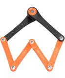 Foldylock Compact Bicycle Lock - Patented Lightweight High Security for eBike & Scooter - 85 cm Peach - Buy Online on GoSupps.com