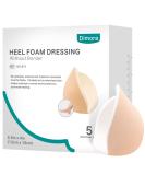 Dimora Heel Foam Dressing Non-Adhesive Hydrophilic Pads Highly Absorbent 5.5 x 4 in Pack of 5 Waterproof Dressing for Wound Care - Buy Online on GoSupps.com