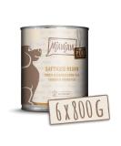 Mjamjam Premium Wet Dog Food - Juicy 800g Chicken & Natural Lambs - 6 Pack Pure Meat Enjoyment - Buy Online on GoSupps.com
