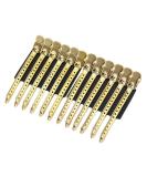 Beaupretty 12 Compartment Clips - Stainless Steel Hair Extensions & Styling Clips (Golden) - Perfect for Salon & Makeup - Buy Online on GoSupps.com