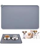 Emwel dog food mat silicone dog apple mat non-slip cat and dog feed mat waterproof dog place set L (47 x 30.260 g) Gray 260g - Buy Online on GoSupps.com