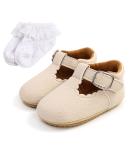 Baby Anti-Slip First Walking Shoes - Soft Sole Toddler Sneakers for Boys and Girls 6-12 Months with Sock - Buy Online on GoSupps.com