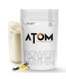 Asitis Nutrition Atom Whey Protein 1kg - French Vanilla | 27g Protein | Digestive Enzymes | Labdoor Certified - Buy Online on GoSupps.com