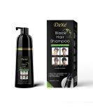 Instant Black Hair Shampoo - 100% Gray Coverage Easy 3 in 1 Dye for Men & Women - 400ml Pack - Quick & Long-Lasting Results - Buy Online on GoSupps.com