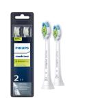 Philips Sonicare DiamondClean Replacement Toothbrush Heads - 2 Pack HX6062/65 Genuine White Brush Heads for Optimal Oral Care - Buy Online on GoSupps.com