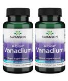 Swanson Albion Chelated Vanadium Glycinate 5mg 60 Capsules - 2 Pack - Buy Online on GoSupps.com