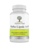 Pure Alpha Lipoic Acid 600mg 120 Veggie Capsules | Non-GMO RLA R-LA S-Lipoic ALA Thioctic Acid | 4 Month Supply (120 Count) - Simply Nature - Buy Online on GoSupps.com