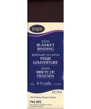 Wrights Brown Satin Blanket Trim - 4.75 Yd | Premium Quality Crafting Supplies - Buy Online on GoSupps.com