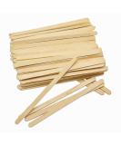 SelfTek 100 Pcs Wooden Wax Applicator Spatulas for Hair Removal - Popsicle Stick Eyebrow & Lip/Nose Waxing Sticks - Buy Online on GoSupps.com