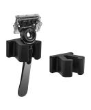 Linkidea Wall-Mounted Razor Holder - 2 Packs Self-Adhesive Bathroom Storage for Men - Practical Shaving Stand in Black - Buy Online on GoSupps.com