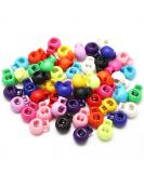 Hysagtek Plastic Cord Locks for Drawstrings Shoelaces 100 Pcs Adjustable Round Cord Stops Drawstring Stoppers Clip String Lock Drawstring Clasp Toggles for Paracord Backpacks Assorted Colors Multicolor - Buy Online on GoSupps.com