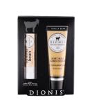 Dionis - Goat Milk Skincare Vanilla Bean Scented Hand Cream & Lip Balm Set (1 oz and .28 oz) - Made in the USA - Cruelty-free and Paraben-free - Buy Online on GoSupps.com