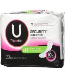 Kotex Security Ultra Thin Pads Long - 20 Pads, 3 Count - Buy Online on GoSupps.com