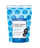 Flourish Protein Pancake & Waffle Mix - Non-GMO Low Sugar High Protein & Fiber Just Add Water - Vanilla 16oz - Buy Online on GoSupps.com