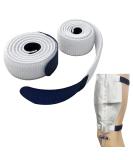 Urinary Drainage Bag Strap - Pack of 5 Soft Elastic Catheter Leg Bag Straps - Buy Online on GoSupps.com
