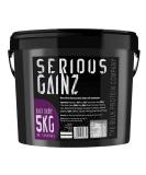 The Bulk Protein Company SERIOUS GAINZ Whey Protein Powder - Black Cherry 5kg - 30g Protein - Weight Gain Mass Gainer - Buy Online on GoSupps.com