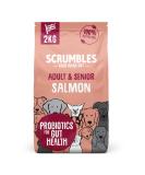 Scrumbles Natural Dry Dog Food Grain Free Recipe with Fresh Salmon for Adults and Senior Breeds 2 kg Bag package may vary 2 kg (Pack of 1) - Buy Online on GoSupps.com