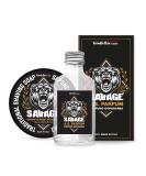 THE GOODFELLAS SMILE Savage DUO SET | Shaving Soap & Aftershave Set 500g - Premium Men's Grooming Product for Smooth Skin - Buy Online on GoSupps.com