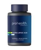 ProHealth Alpha Lipoic Acid 1000mg Boost Metabolism Enhance Skin & Energy Protect Heart & Brain 30 Servings - Buy Online on GoSupps.com