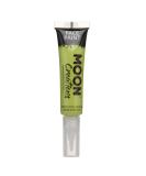 Moon Creations Lime Green Face & Body Paint Tube w/ Brush | 15ml | Cruelty-Free | Made in UK | For Kids & Adults | Ideal for Festivals & Halloween - Buy Online on GoSupps.com