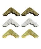 60 Pcs Metal Book Corners Protector Vintage Scrapbook Supplies Photo Mounting Corners Crafting Iron Picture Corner Protectors bulk pack 60pcs(gold silver antique bronze) - Buy Online on GoSupps.com