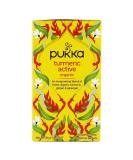 PUKKA HERBS Organic Turmeric Active Tea - 20 Tea Bags for Wellness - Buy Online on GoSupps.com
