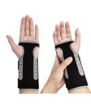 SONGQEE Wrist Support Splint for Carpal Tunnel - Men Women Arthritics Hand Brace - Pain Relief Stabilizer for Tendonitis Sprain - Night Sleep Support - Black-1PC - Buy Online on GoSupps.com