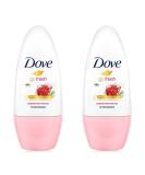 Dove Go Fresh Roll On Pomegranate 50Ml - Pack of 2 - Buy Online on GoSupps.com