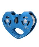 MAGT Climbing Pulley 30KN - Double Pulley Zip Line Rescue Cable Trolley for Outdoor Adventure (Blue) | High-Strength Climbing Equipment - Buy Online on GoSupps.com