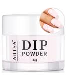AILLSA Light Pink Dip Powder 1 Oz - Long Lasting, Odor-Free Nail Dipping Powder for French Nail Art | Perfect for Manicure Salon and DIY at Home - Buy Online on GoSupps.com