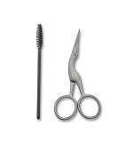 JAPONESQUE Brow Scissors & Spoolie - Premium Stainless Steel Brow Grooming Tool for Perfect Shaping - Buy Online on GoSupps.com