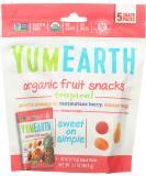 YumEarth Organic Tropical Fruit Snacks - 5 Packs (0.62 oz each) | Healthy Snacks - Buy Online on GoSupps.com