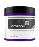 Activated Charcoal Colloidal Silver Cream - 4OZ Organic Moisturizer for Skin Odor Removal Toxin Relief & Athlete's Foot Care - True Nano 500ppm - Buy Online on GoSupps.com