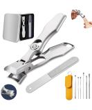 Buy German Nail Clippers for Men | Ultra Sharp Stainless Steel | 2024 Professional Catcher Design for Thick Toenails - Buy Online on GoSupps.com